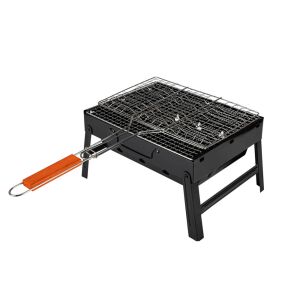 Składany dwustronny ruszt do grilla, 34x22x58 cm - Grillowanie i gotowanie na świeżym powietrzu