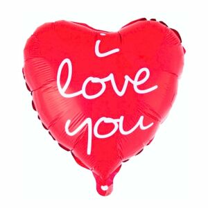 Folienballon zum Valentinstag, Modell „I love you“, Herzform, 37 cm 121974255 - Godan