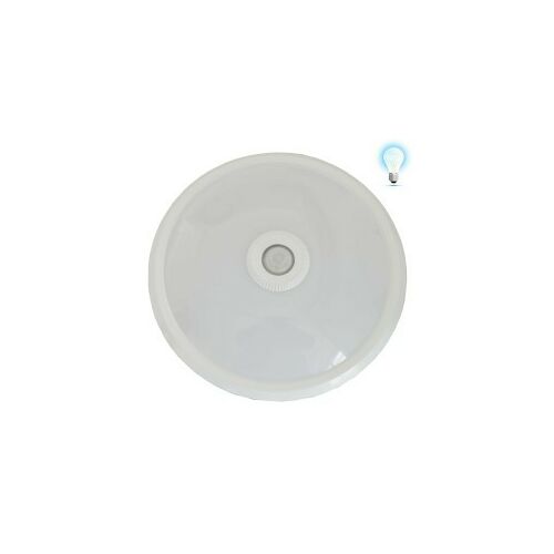 Lampă LED de plafon Braytron BC15-00330 cu senzor de mișcare, 15W, 1460lm, alb rece, IP20
