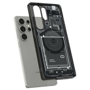 Spigen Ultra Hybrid Zero One MagSafe tok Samsung Galaxy S25 Ultra telefonhoz, belső alkatrész dizájnnal - Spigen
