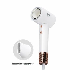 Fén na vlasy RAF R423 biely s magnetickou koncentračnou dýzou - Fén na vlasy