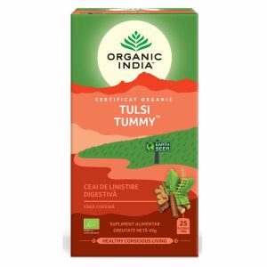 Ceai Tulsi Tummy, 25 plicuri, Organic India 131975405