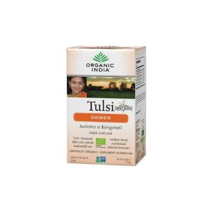 Ceai Bio de Ghimbir Tulsi, 18 plicuri, Organic India 131975913