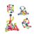 Set 42 de Piese Magnetice de Constructie, KipHome, Puzzle, Forme, 3 Ani, ABS, Magnet, 20x6.5x18 cm, Multicolor 138198138