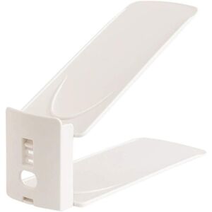 Cipőtartó, KipHome, műanyag, állítható, 2 szint, 27 x 10 x 20 cm, bézs