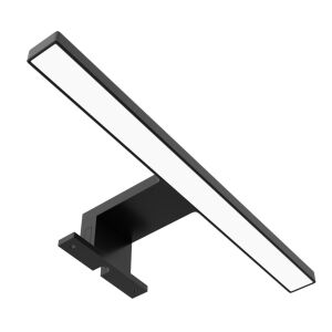 Lampa lustrzana LED Avide kwadratowa czarna plastikowa 300mm NW 4000K 5W IP44 121984392