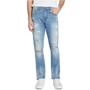 Blugi barbati Guess  Factory Eco Ezra Destroyed X4G144 W32-L32 US Albastru 121984531 - Guess