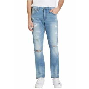 Blugi barbati Guess  Factory Eco Ezra Destroyed X4G144 W36-L32 US Albastru 121984543 - Guess