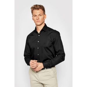 Camasa Calvin Klein 2ply Poplin Stretch Slim Shirt K10K103025 44 IT Negru 121984583 - Hemden für Herren