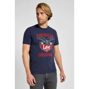 Tricou barbati Lee Frontier 112355577 Bluemarin  L INTL 121984660 - Herrenbekleidung