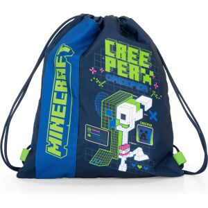Minecraft Creeper Anatomy Neon, Iskolai sporttáska, 34 x 42 x 1 cm, Kék 121986116 - Tornazsák