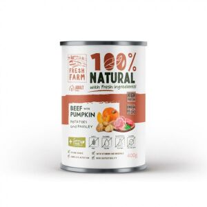 Fresh Farm marhahússal, sütőtökkel, burgonyával és petrezselyemmel 400 gr