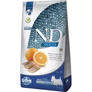 N&D Ocean Dog hering&narancs adult mini 7kg 122009971 - N&D