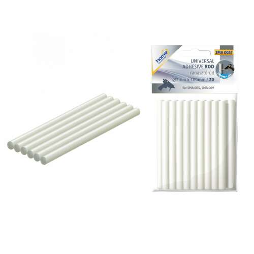 20er Pack 7mm x 100mm Universal-Klebstoffstäbe für SMA 005 und SMA 009 Klebstoffpistolen, von Horme