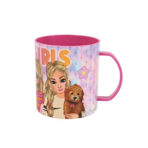 Glam Girls Team micro bögre, 340 ml, műanyag bögre rajzfilm mintával