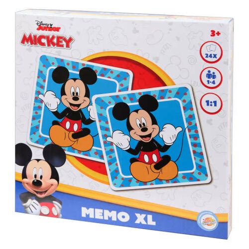 Disney Mickey Mouse Fun memória játék XL, 24 darabos, 3+ éves kortól