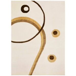 Bakero Kandla 2894 fehér szőnyeg absztrakt geometriai mintával - Bakero