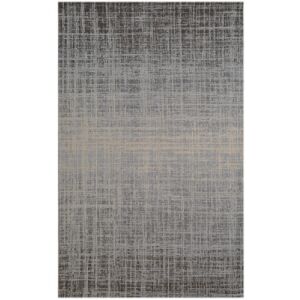 Dywan Bakero Shiraz srebrny, wzór abstrakcyjny, 160x230 cm - Projektowanie wnętrz