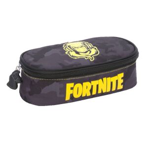 Fortnite Raptor oválny peračník, čierny so žltým maskovacím vzorom a logom Fortnite - Peračníky
