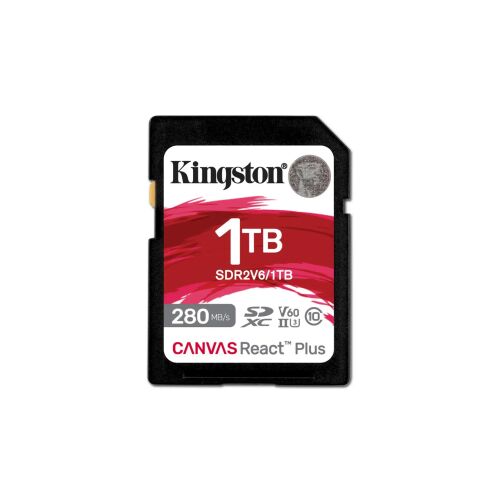 SD Card   1TB Kingston SDXC React+ 280R/150W Reader retail retail