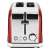 Philco PHTA 4006 red 2-slice toaster, front view