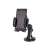 Univerzális állítható autós telefon- és GPS tartó, szélvédőre szerelhető, fekete, 360 fokos forgatás, állítható szög, erős tapadókorong, okostelefonokhoz és GPS eszközökhöz