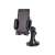 Univerzális állítható autós telefon- és GPS tartó, szélvédőre szerelhető, fekete, 360 fokos forgatás, állítható szög, erős tapadókorong, okostelefonokhoz és GPS eszközökhöz