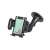 Univerzális állítható autós telefon- és GPS tartó, szélvédőre szerelhető, fekete, 360 fokos forgatás, állítható szög, erős tapadókorong, okostelefonokhoz és GPS eszközökhöz