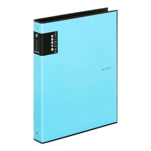 PASTELINI A4 gyűrűskönyv, 4 gyűrűs, pasztell kék, zárt - Pastelini