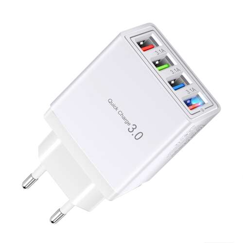 4-portowa ładowarka sieciowa USB z technologią Quick Charge 3.0