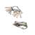 Multitool Carabiner Keychain, Bottle Opener and Screwdriver in One, Made of Stainless Steel 129799279