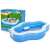 Bestway Splashview Familienpool, blauer und weißer aufblasbarer Pool mit Sitzen und Getränkehaltern, Verpackung
