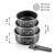 Tescoma VARIO saucepan set dimensions