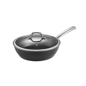 Tescoma PRESIDENT 28 cm hlboká panvica s pokrievkou, čierna, nepriľnavá, indukcia - Tescoma