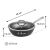 Tescoma PRESIDENT deep frying pan with lid, dimensions