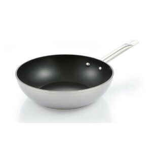 Tescoma GrandCHEF+ Wok, 28 cm, Antihaft, Aluminium, Edelstahlgriff - Pfannen