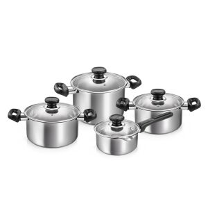 Tescoma BRAVA stainless steel cookware set, 8 pieces - Cookware & bakeware