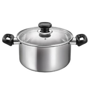 Tescoma BRAVA stainless steel pot with lid, 24 cm, 5 liters - Cookware & bakeware
