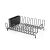 Tescoma ONLINE black metal dish drying rack with utensil holder
