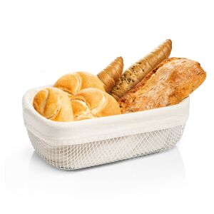 Tescoma ONLINE bread serving basket with liner - Bread Bin