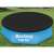Bestway Fast Set pool cover, black, 244cm, in use