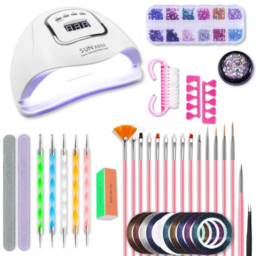 Set de unghii - TZ6 - SUN X5 MAX cu lampă UV/LED 122096072