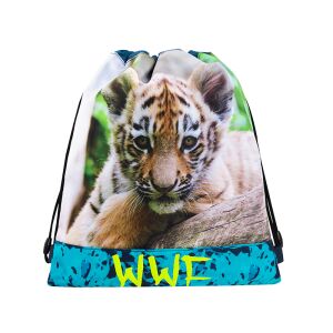 WWF Fotografico Tigerjunges Drawstring Bag, perfekt für Schule oder Fitnessstudio - Nonbrand Schultaschen, Ranzen