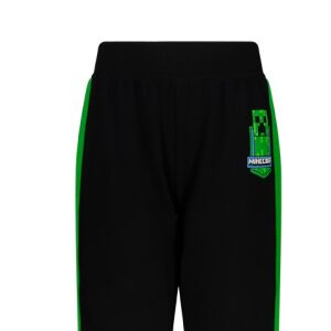 Spodnie sportowe Minecraft Black&Green w rozmiarze 140 136153521 - Minecraft
