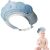 Zuhany sapka, KipHome, Megakadályozza, hogy a víz és a sampon az arcon szivárogjon, 0-12 év, állítható, TPE+PP anyagból, 20 x 23 cm, Koronamodell, Kék 122101262