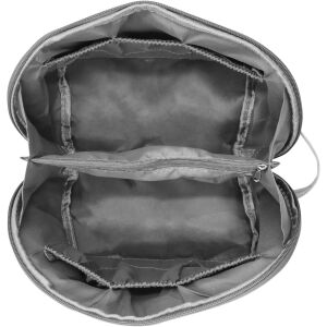 KipHome 3 w 1 torba do organizacji bielizny, biustonoszy i skarpet, widok otwarty, szary - Akcesoria do walizek