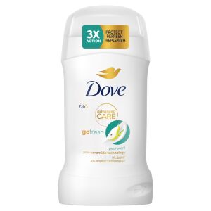 Dezodorant w sztyfcie Dove Go Fresh o zapachu gruszki, 50ml, 72-godzinna ochrona, 0% alkoholu, technologia pro-ceramidu - Dove