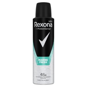 Rexona Férfi Marine Fresh Izzadásgátló Aeroszol, 150ml, 48 órás védelem, 0% alkohol, MotionSense technológia - Dezodor