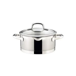 Tescoma President 3L Silber Kochtopf mit Glasdeckel - Tescoma