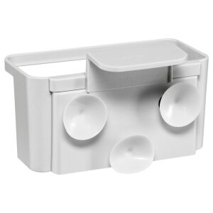 Brabantia SinkSide 1003311 Organizator pentru chiuvetă, montare pe perete pentru chiuvetă, fund perforat, gri deschis 122108578 - Scurgator vase